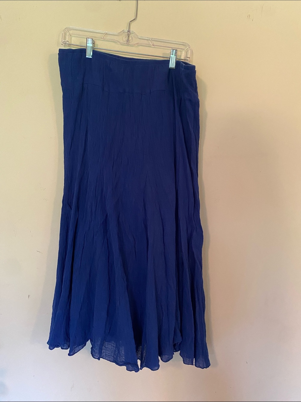 Ruby Rd. Deep Blue Maxi Skirt